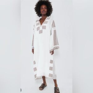 Tuckernuck x India Hicks Embroidered Leila Kaftan